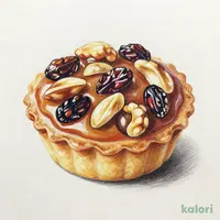 ナッツとレーズンのキャラメルタルト