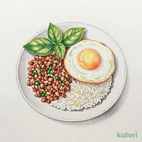 冷凍 たぬき庵 美味しいガパオライス弁当 1人前