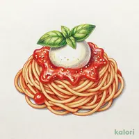 冷凍 スパゲティ バジルとモッツアレラチーズ 1人前