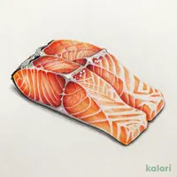 冷凍 天然紅鮭スモークサーモン お徳用 (110g)