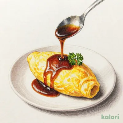 Ｓ 冷凍 いかり黒豚ハンバーグとオムライス