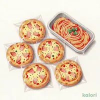 Ｓ 冷凍 自家製ピッツァとナポリタンスパゲティ
