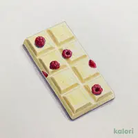 BELÖNING ベローニング, ホワイトチョコレート 板, ラズベリー入り レインフォレスト・アライアンス認証, 100 g