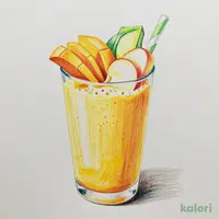 LÅNGLUR ロングルール, フルーツ＆ベジタブル スムージー, イエロー/ビタミンC入り, 200 ml