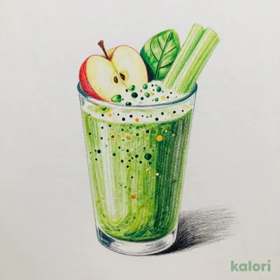 Långlur (Fruit & Vegetable Smoothie), Green, 330 ml