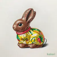 VÅRKÄNSLA ヴォールシェンスラ, ウサギ型ミルクチョコレート, 96 g