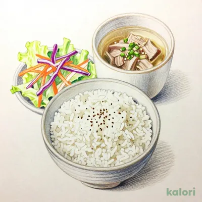 セット（ライス・サラダ・スープ）