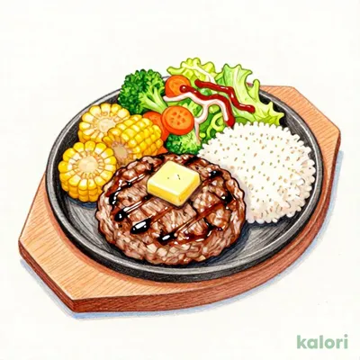 Wild Hamburg Steak (with Onion Sauce), 150g