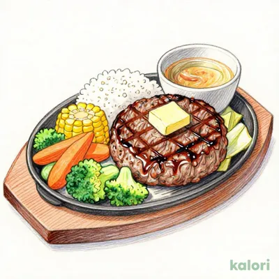 Wild Hamburg Steak (with Onion Sauce), 300g