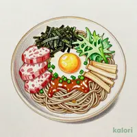 韓国のり温玉油そば