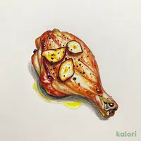 匠の大山鶏のガーリックソテー