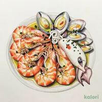 海の幸の地中海焼き