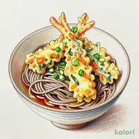 Chilled Soba Noodles with Kakiage Tempura