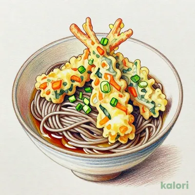 Chilled Soba Noodles with Kakiage Tempura