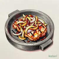 たっぷりたまねぎで食べる石窯焼きチキンステーキ