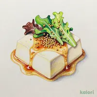 京とうふの金ゴマサラダ
