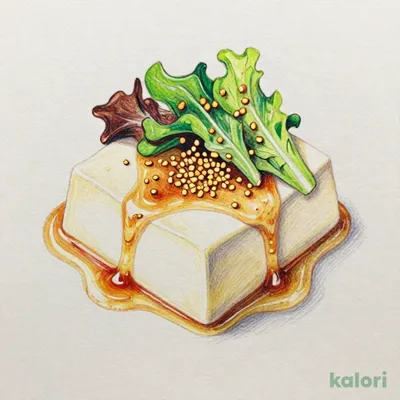 Kyoto Tofu and Gold Sesame Salad