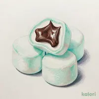 チョコミントマシュマロ 6個袋入