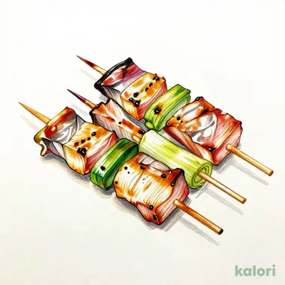 Negima (Chicken & Scallion) Skewer