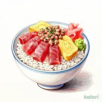 まぐろ3色丼