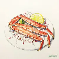 Raw Snow Crab Sashimi