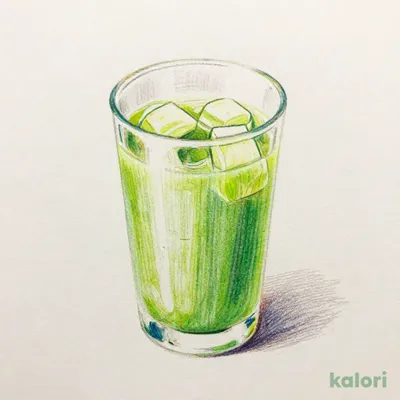 Fresh Aojiru (Green Juice) Highball