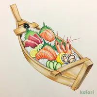 Boat-Shaped Sashimi Platter