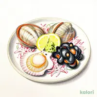 貝刺し4点盛り