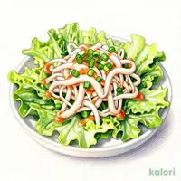 Whitebait and Green Onion Salad