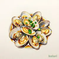 黒ミル貝のごま塩和え