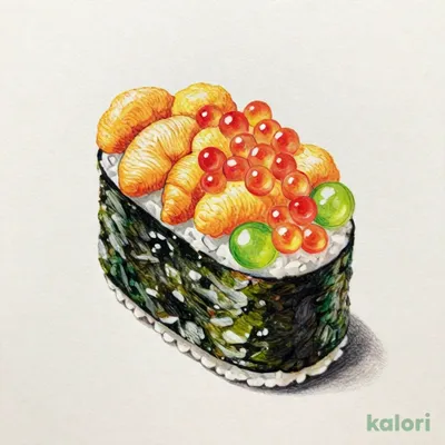 ひとくち贅沢こぼれ寿司（海ぶどうのせ）
