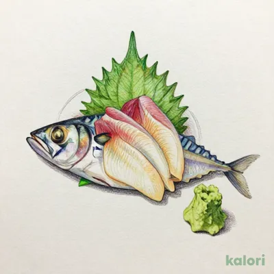 活鯵の姿造り