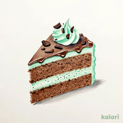 チョコミントショートケーキ
