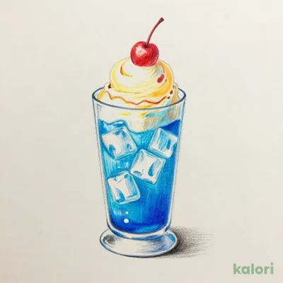 ブルーハワイクリームソーダ
