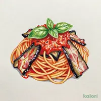 ごろっと茄子とベーコンのトマトソース
