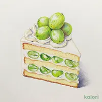 シャインマスカットのショートケーキ