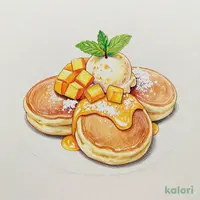 ごろっと果実のマンゴーパンケーキ