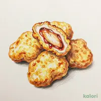 BBQソース入りチキンナゲット
