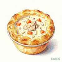 若鶏のクリームシチューパイ