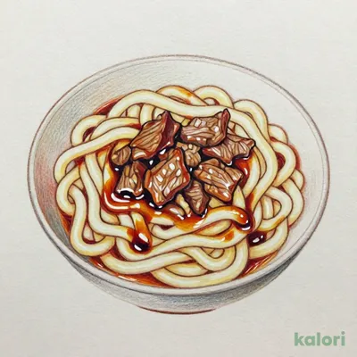肉ぶっかけうどん