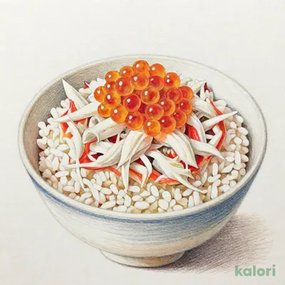 かにいくら丼