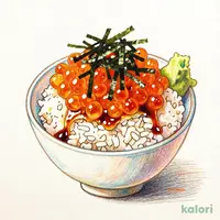 Ikura Don (Salmon Roe Rice Bowl)