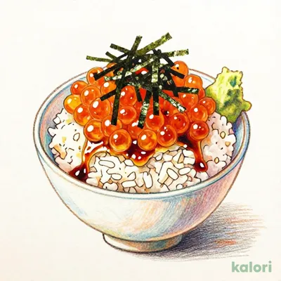 Ikura Don (Salmon Roe Rice Bowl)