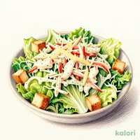 かにたっぷりシーザーサラダ
