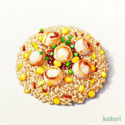 Corn and Scallop Fried Rice