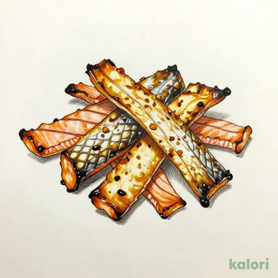 スモーク鮭皮炙りたて