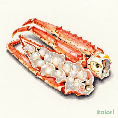 Raw Snow Crab Sashimi