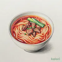 ユッケジャン麺(辛口) 小盛