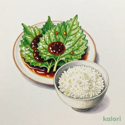 えごまの葉漬(小ライス付)