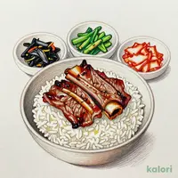 カルビ弁当